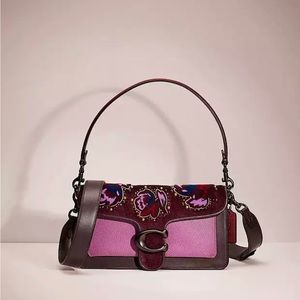Abby Shoulder Bag 26 Oxblood Multi/Pewter